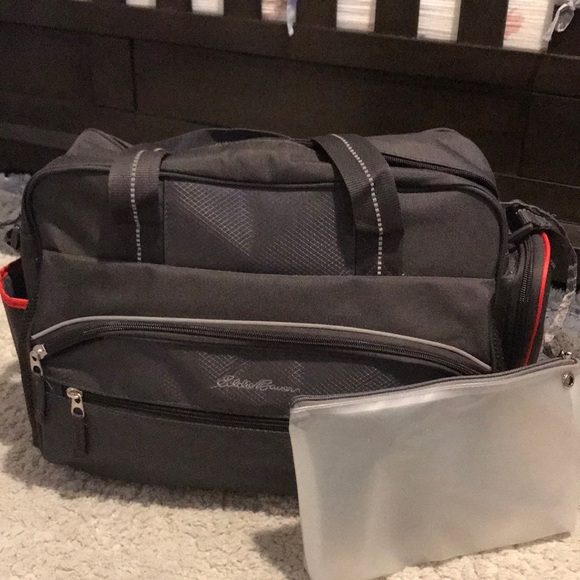 eddie bauer messenger diaper bag